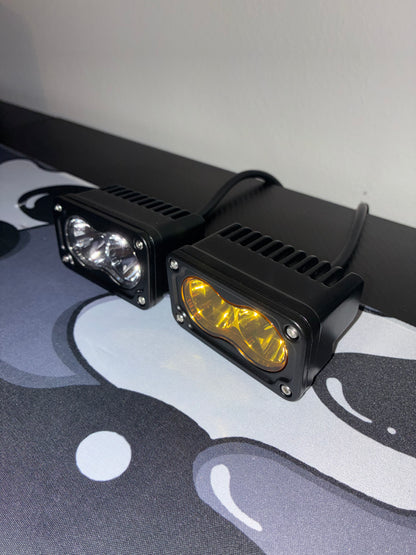 TitaniumMX Baja Light Kit (White or Yellow + Battery Pack)