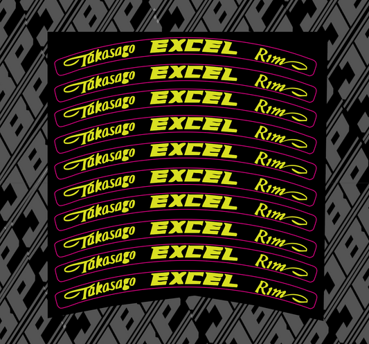 Excel Wheel Stickers JBP