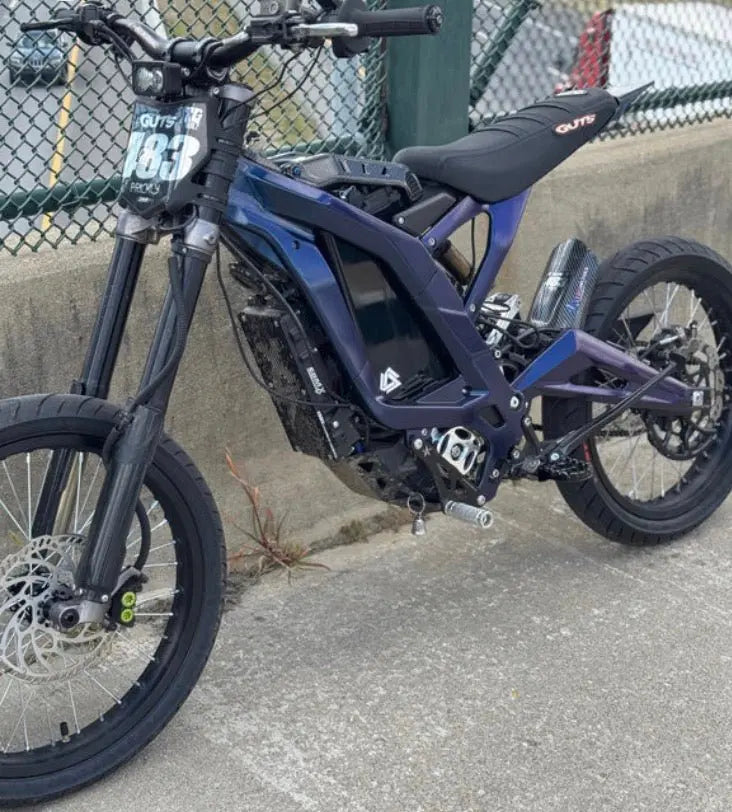 Surron LBX/UB Coated Frame Guards - TitaniumMX